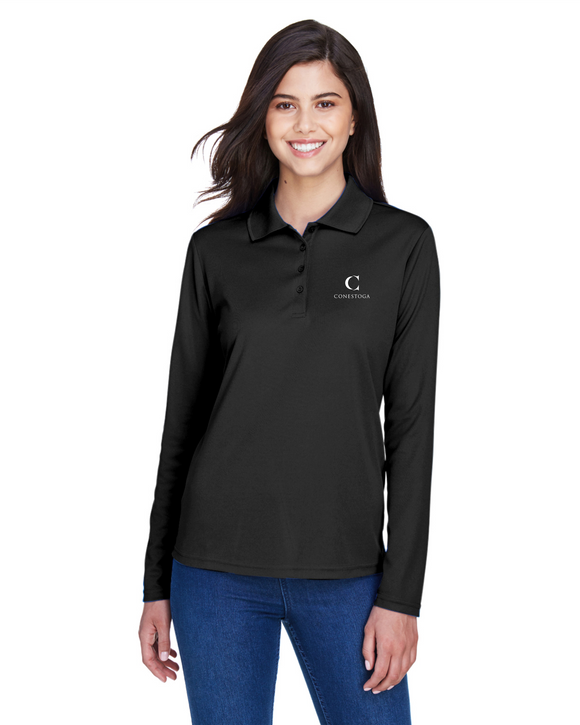 Women's Pinnacle Performance Long-Sleeve Polyester Polo